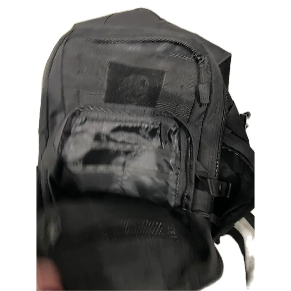 SOG Med Canvas Tactical Black Backpack 25L